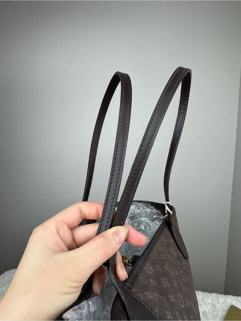 Louis Vuitton Mini line Neverfull MM Brown Monogram Neverfull-Style Tote
